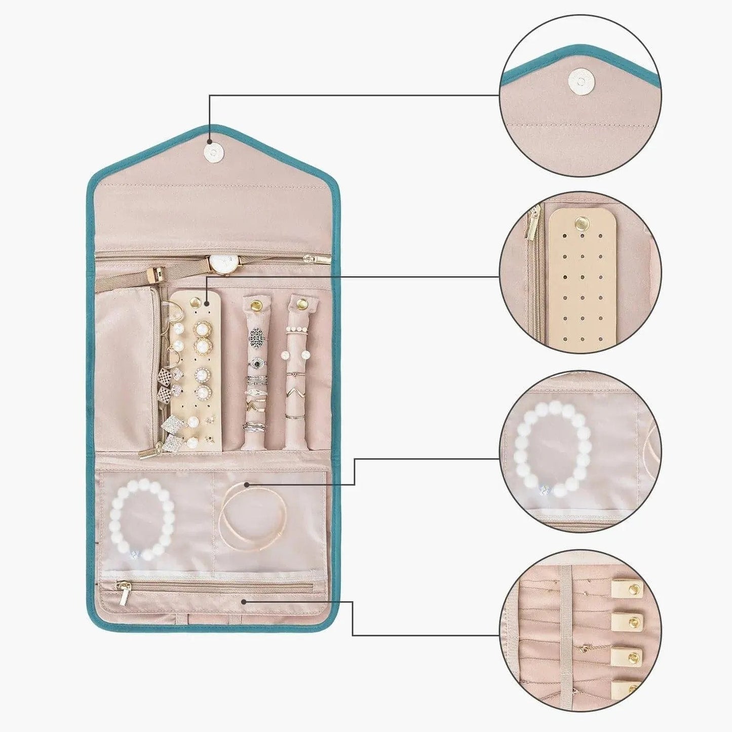 (FREE GIFT) Peri Folding Jewelry Organizer