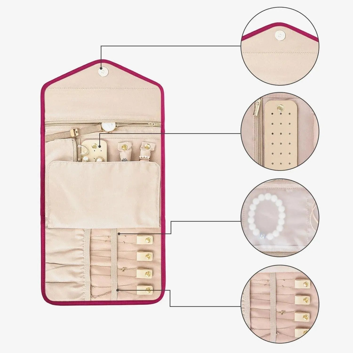 (FREE GIFT) Peri Folding Jewelry Organizer