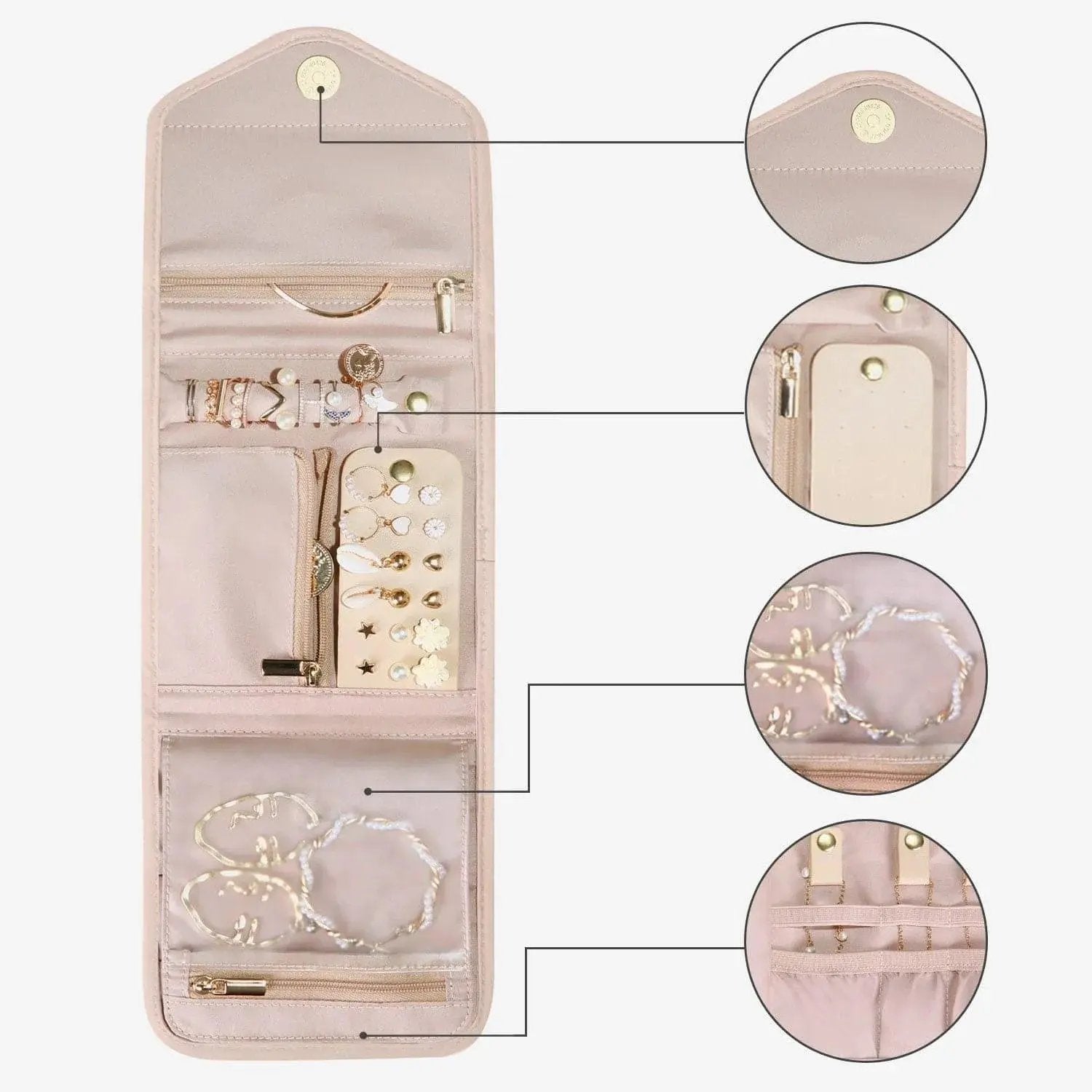 (FREE GIFT) Peri Folding Jewelry Organizer