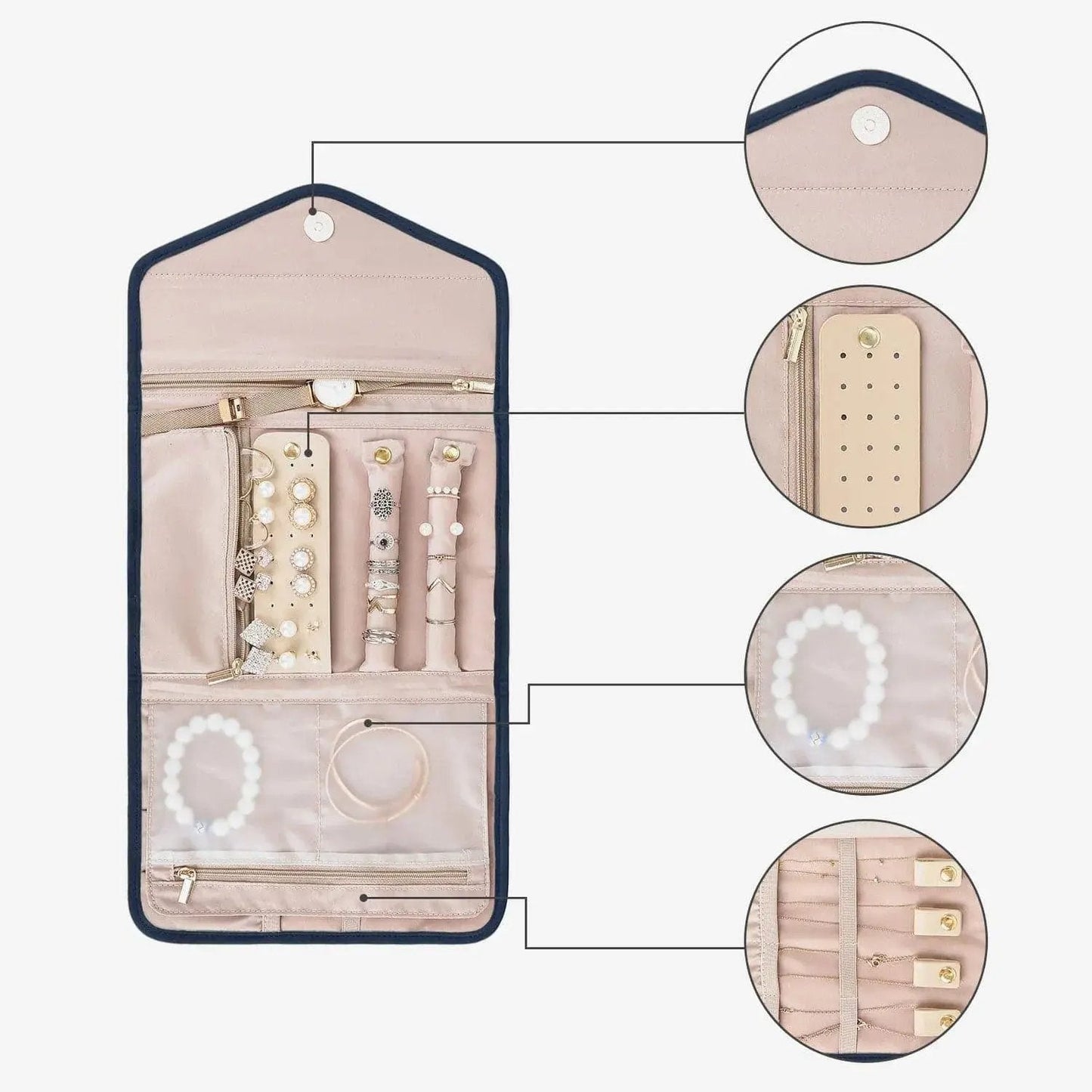 (FREE GIFT) Peri Folding Jewelry Organizer