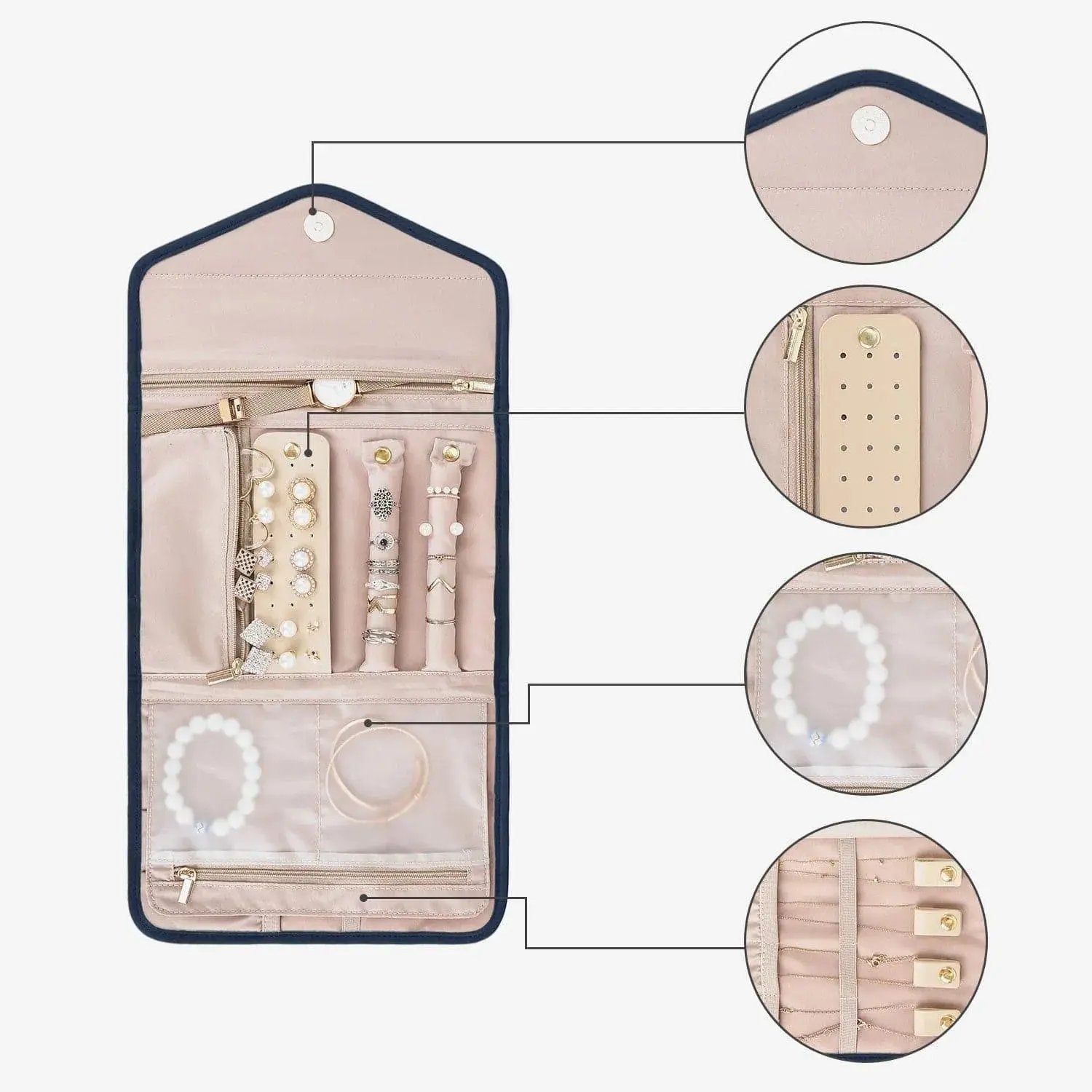 (FREE GIFT) Peri Folding Jewelry Organizer