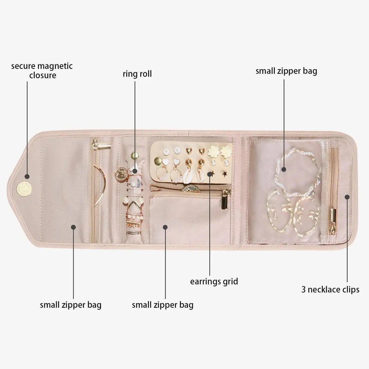 (FREE GIFT) Peri Folding Jewelry Organizer