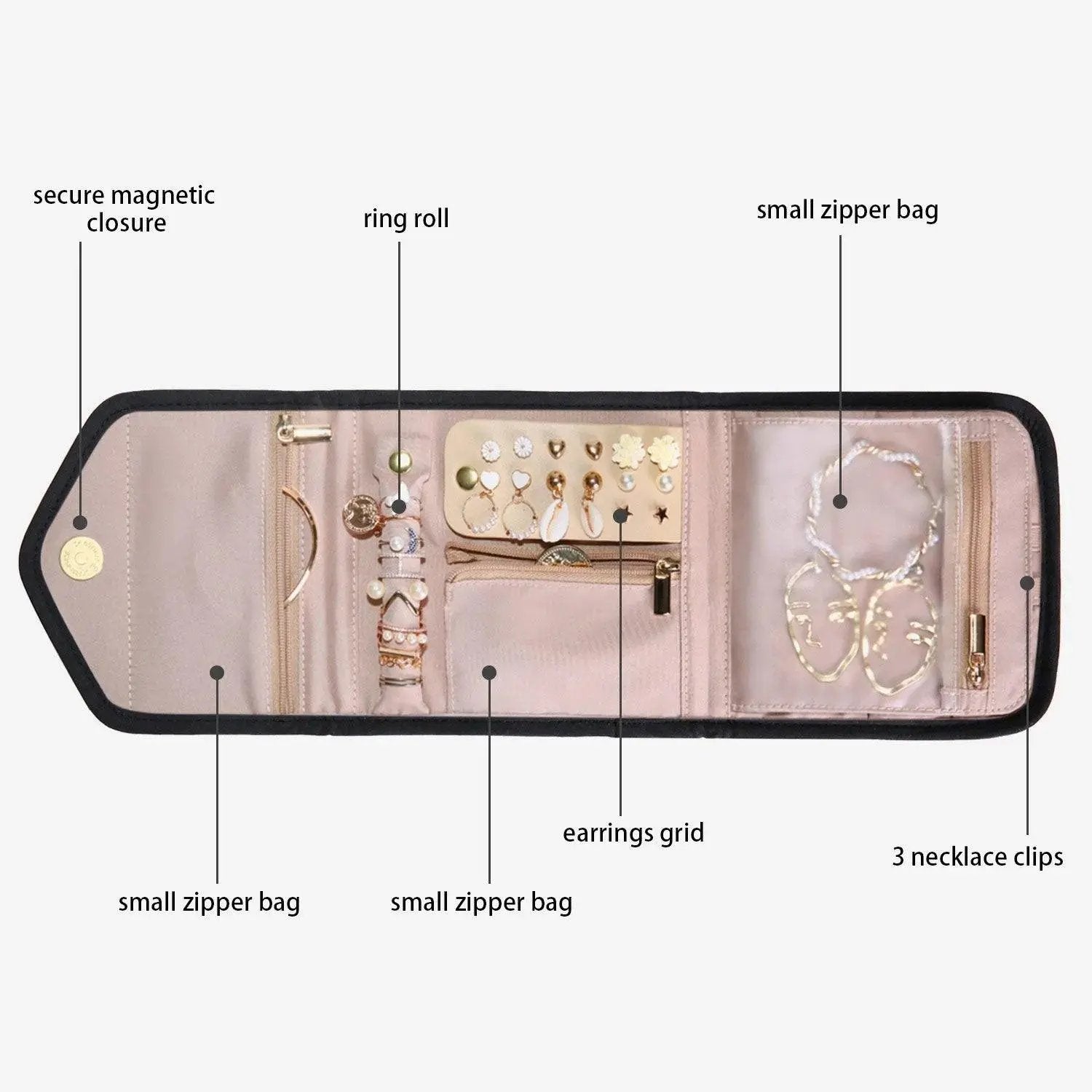 (FREE GIFT) Peri Folding Jewelry Organizer