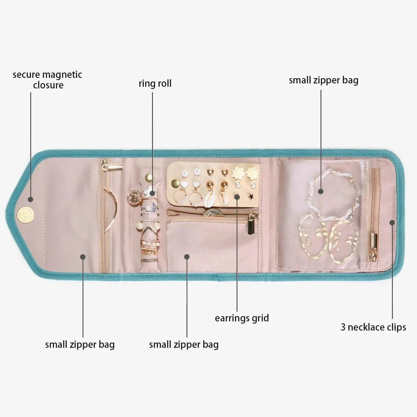 (FREE GIFT) Peri Folding Jewelry Organizer
