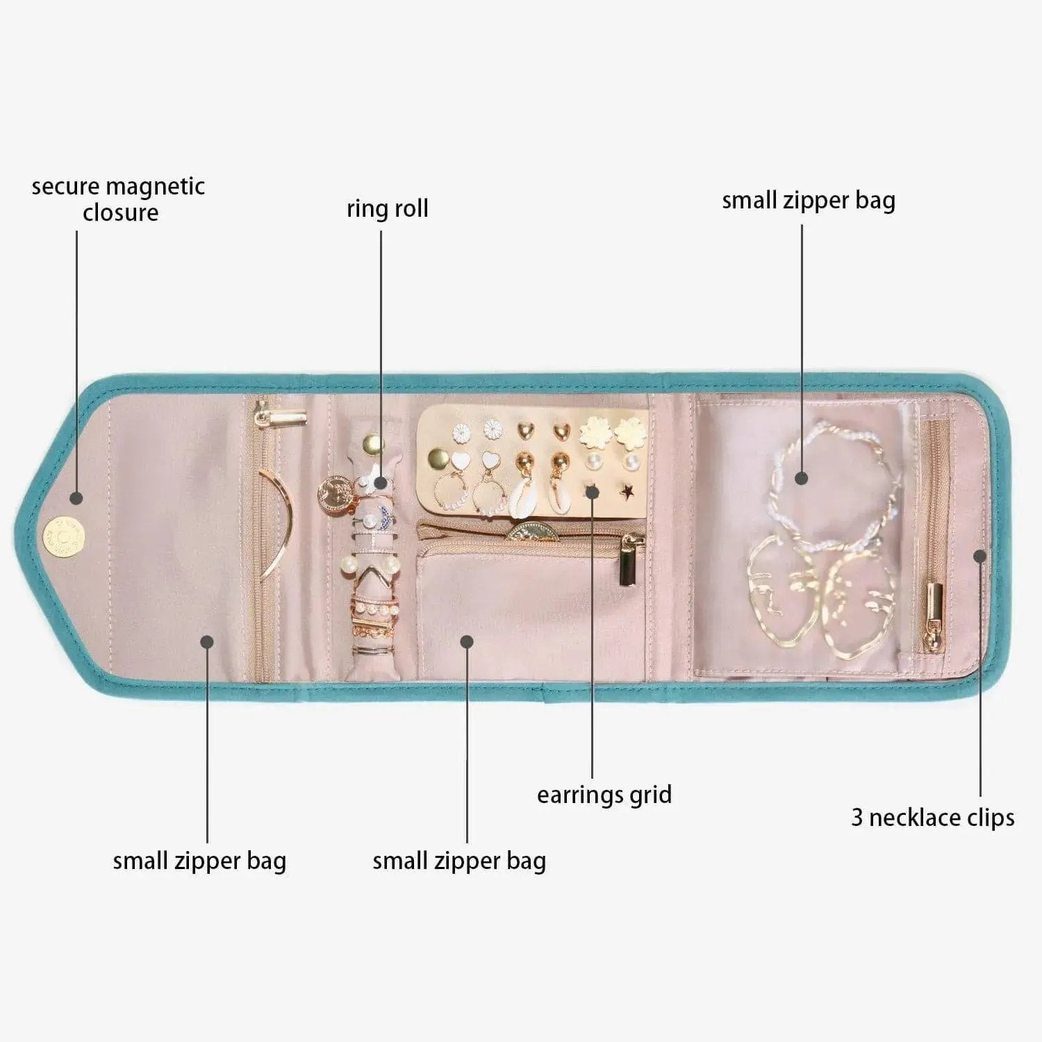(FREE GIFT) Peri Folding Jewelry Organizer