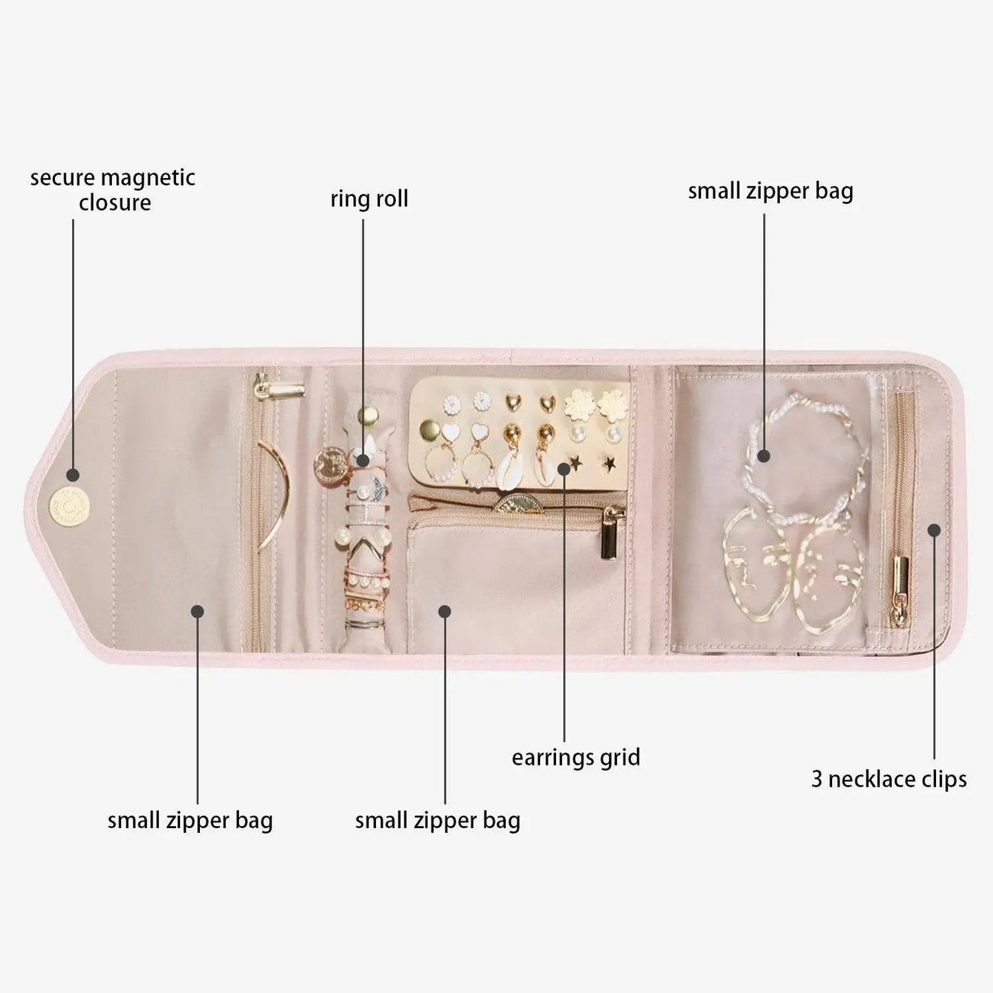 (FREE GIFT) Peri Folding Jewelry Organizer