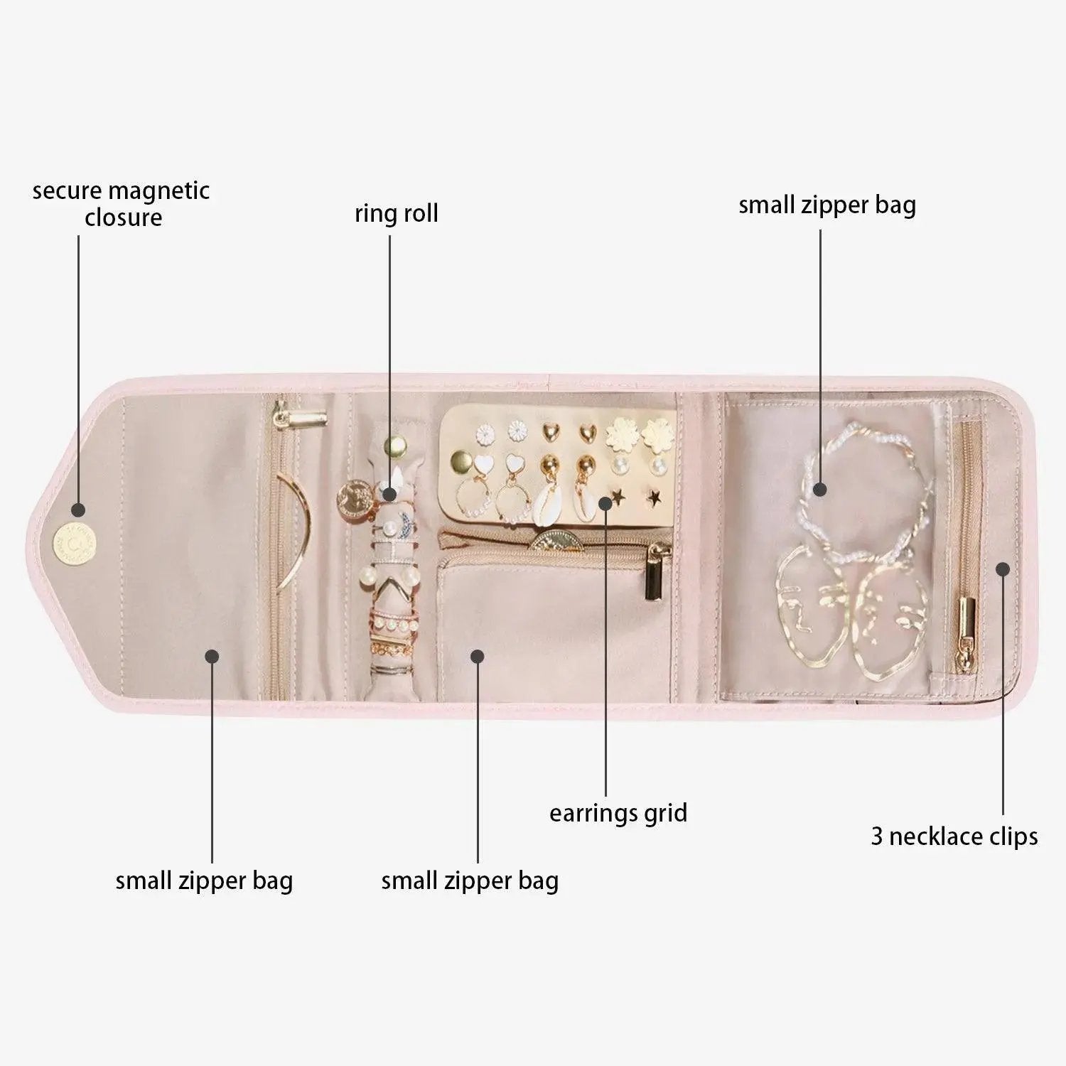 (FREE GIFT) Peri Folding Jewelry Organizer