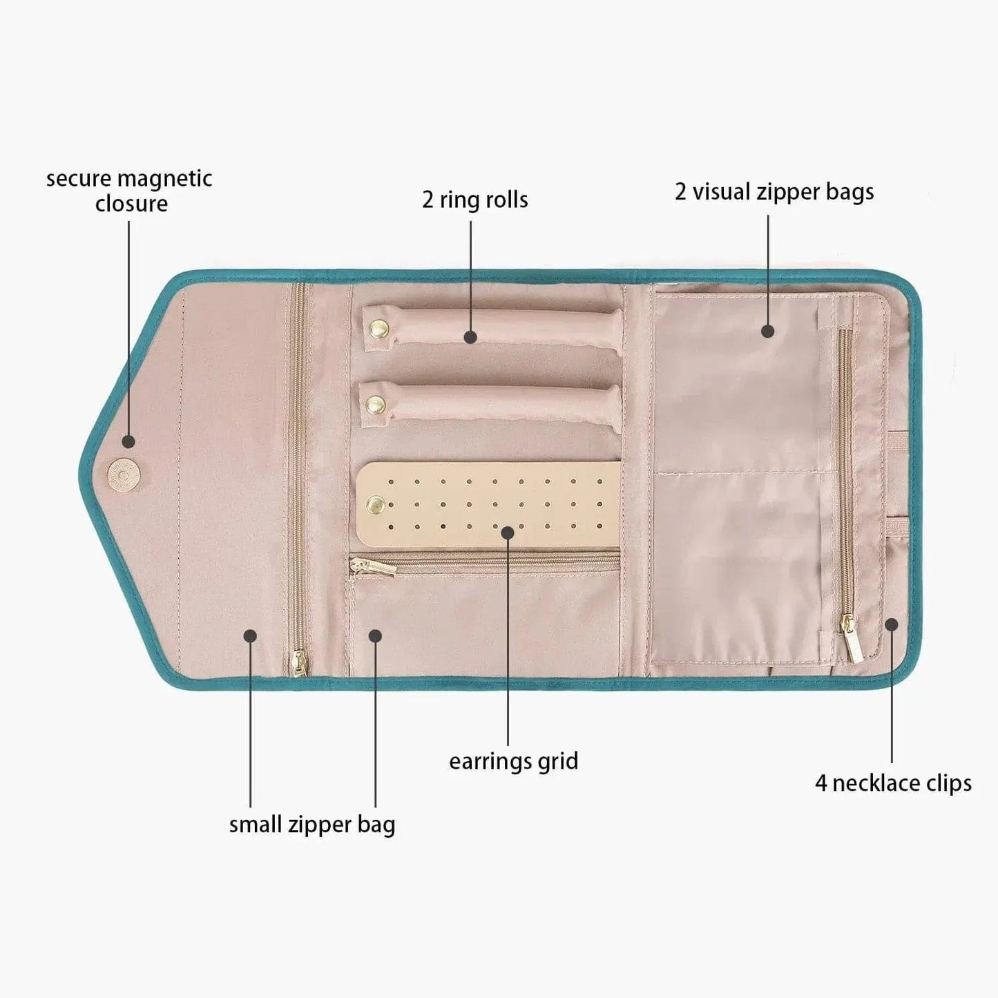 (FREE GIFT) Peri Folding Jewelry Organizer
