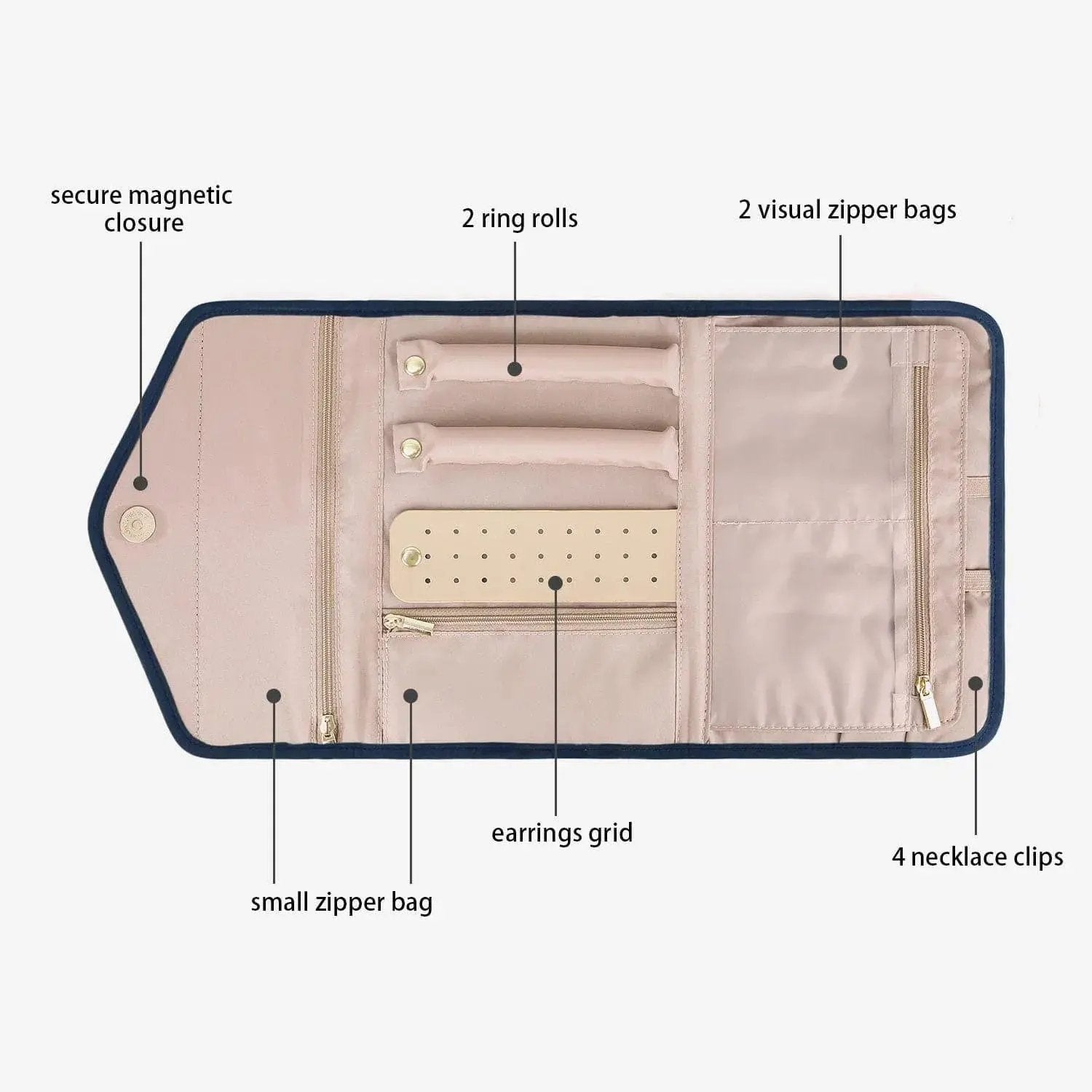 (FREE GIFT) Peri Folding Jewelry Organizer