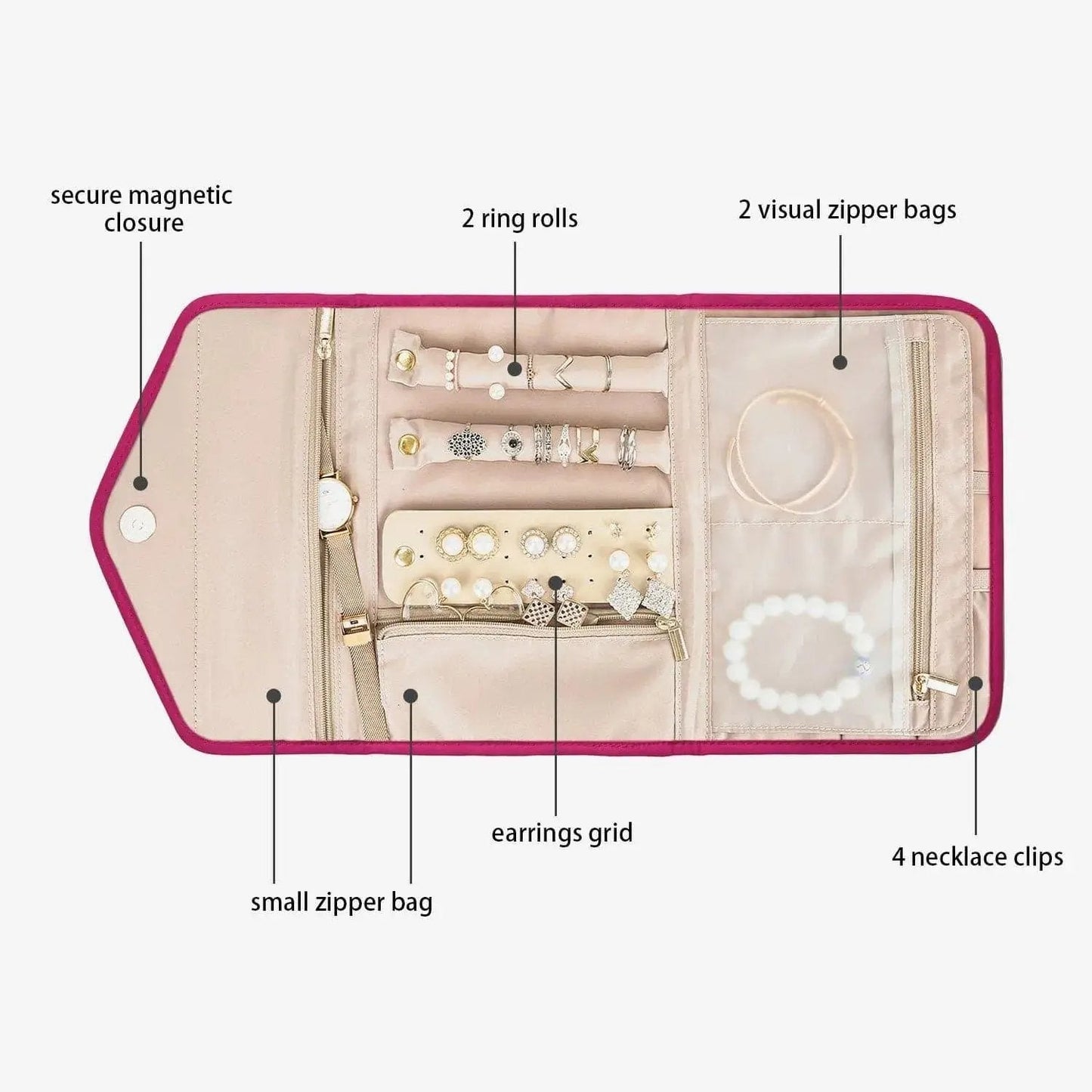 (FREE GIFT) Peri Folding Jewelry Organizer
