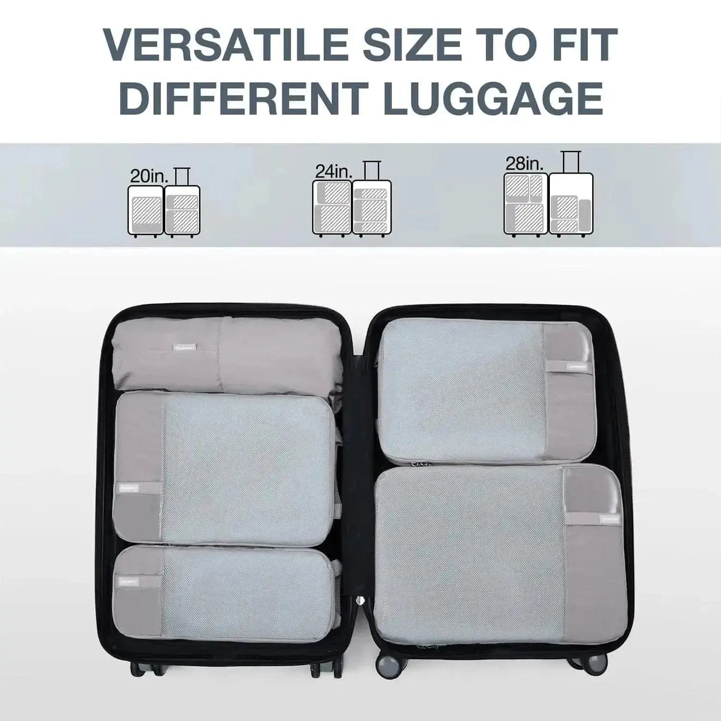Compression Packing Cubes 6 PCS(Free-Gift)