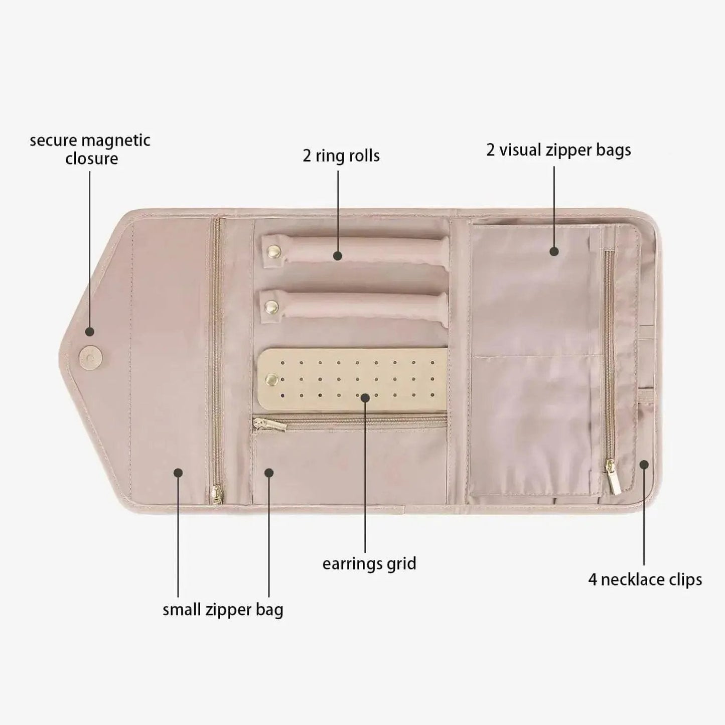 (FREE GIFT) Peri Folding Jewelry Organizer