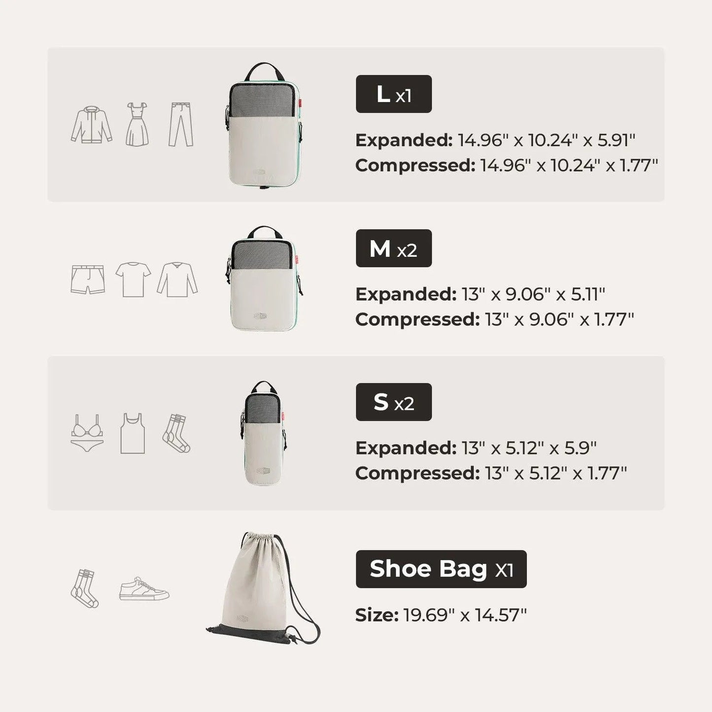 Blast Packing Cubes (Free-Gift)