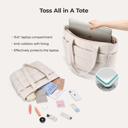 The Bubble 20L Puffy 15.6" Laptop Work Tote