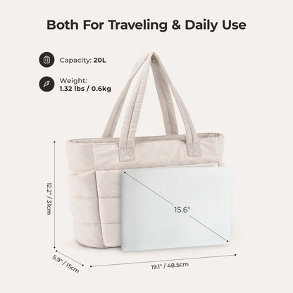 The Bubble 20L Puffy 15.6" Laptop Work Tote