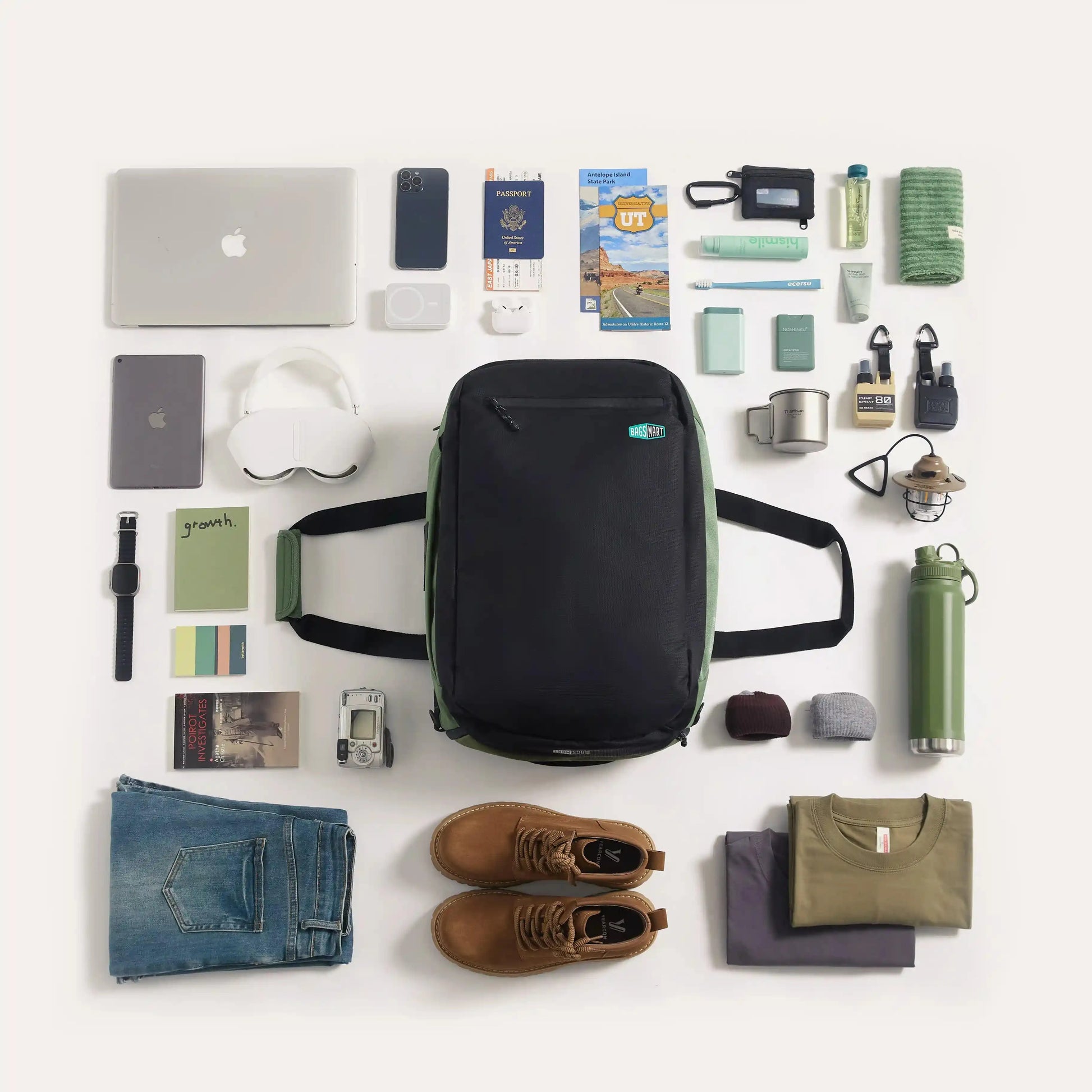 (FREE GIFT) Paz 43L Duffle Backpack