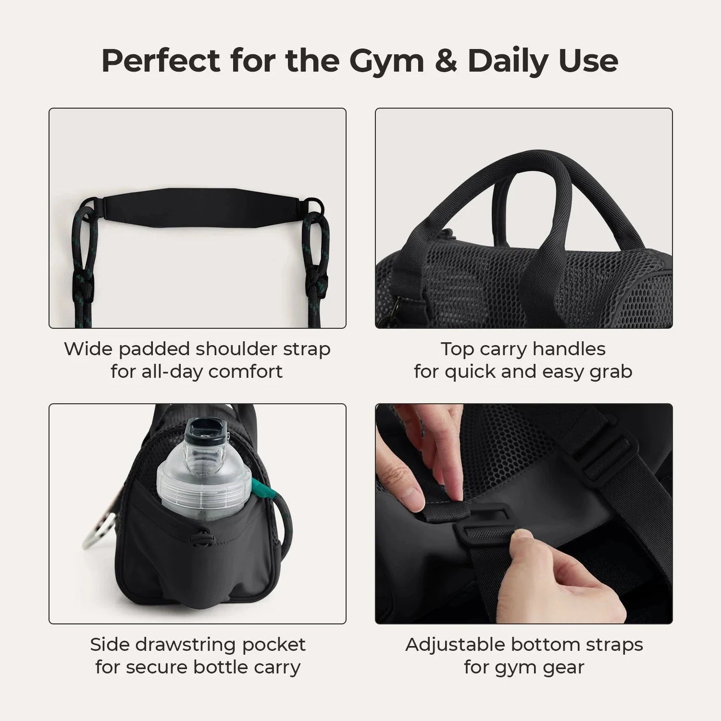REIKI 5.5L Mesh Mini Duffle