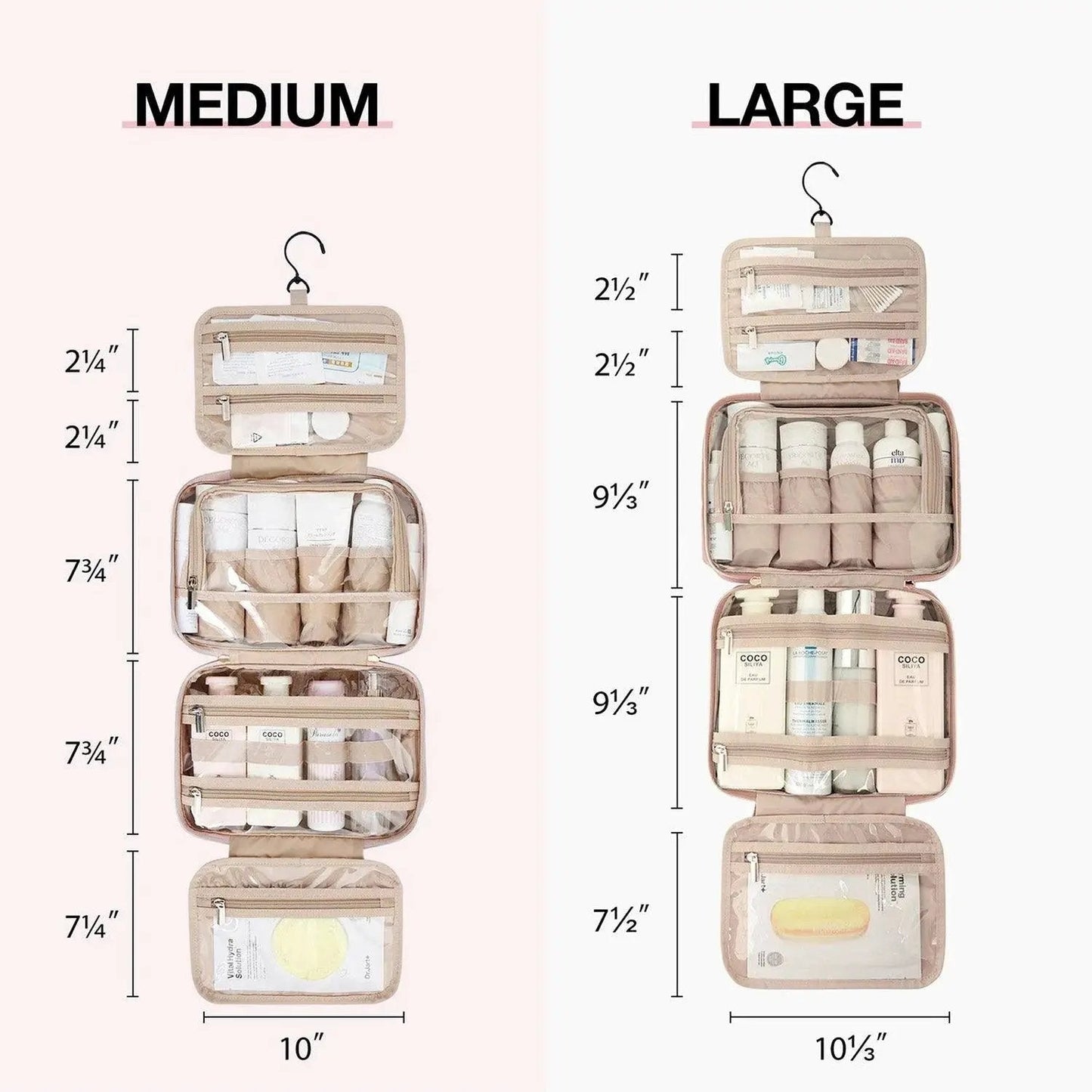 The Space Saver Pro Bonchemin Hanging Toiletry Bag