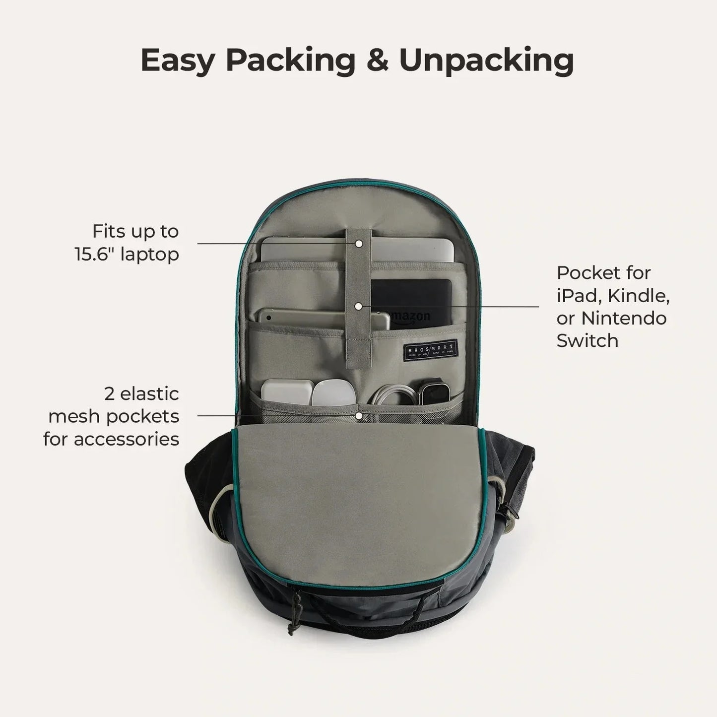 Focus 15.6" Laptop Backpack