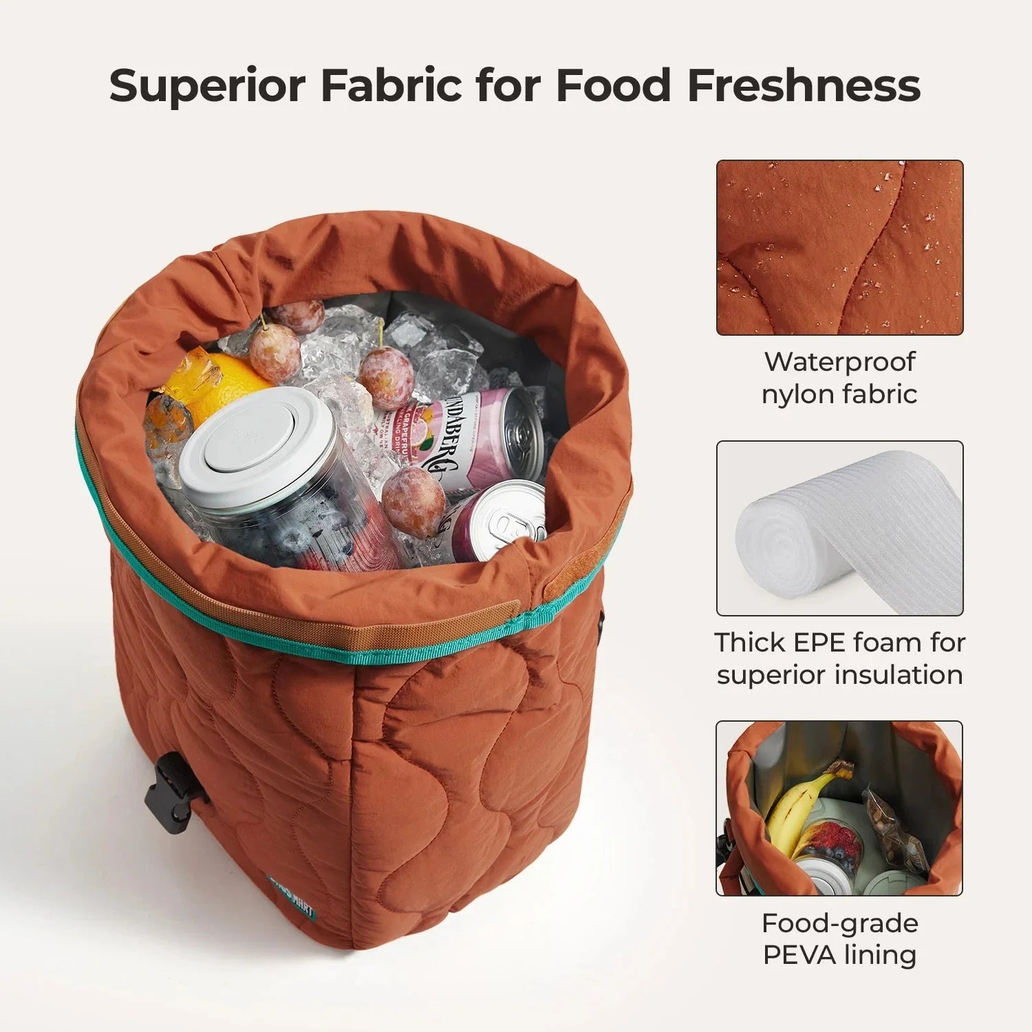 (FREE GIFT) Paz Roll Top Lunch Bag
