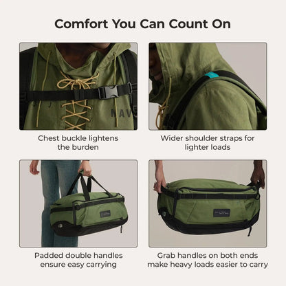 (FREE GIFT) Paz 43L Duffle Backpack