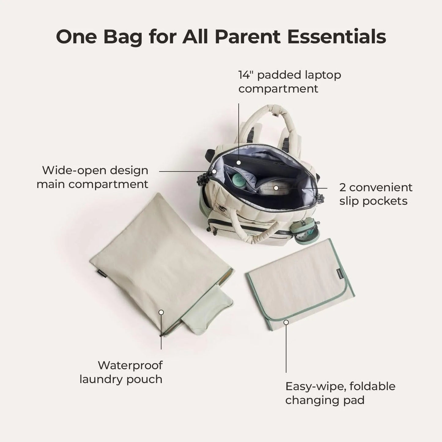 Paz 25L Diaper Backpack