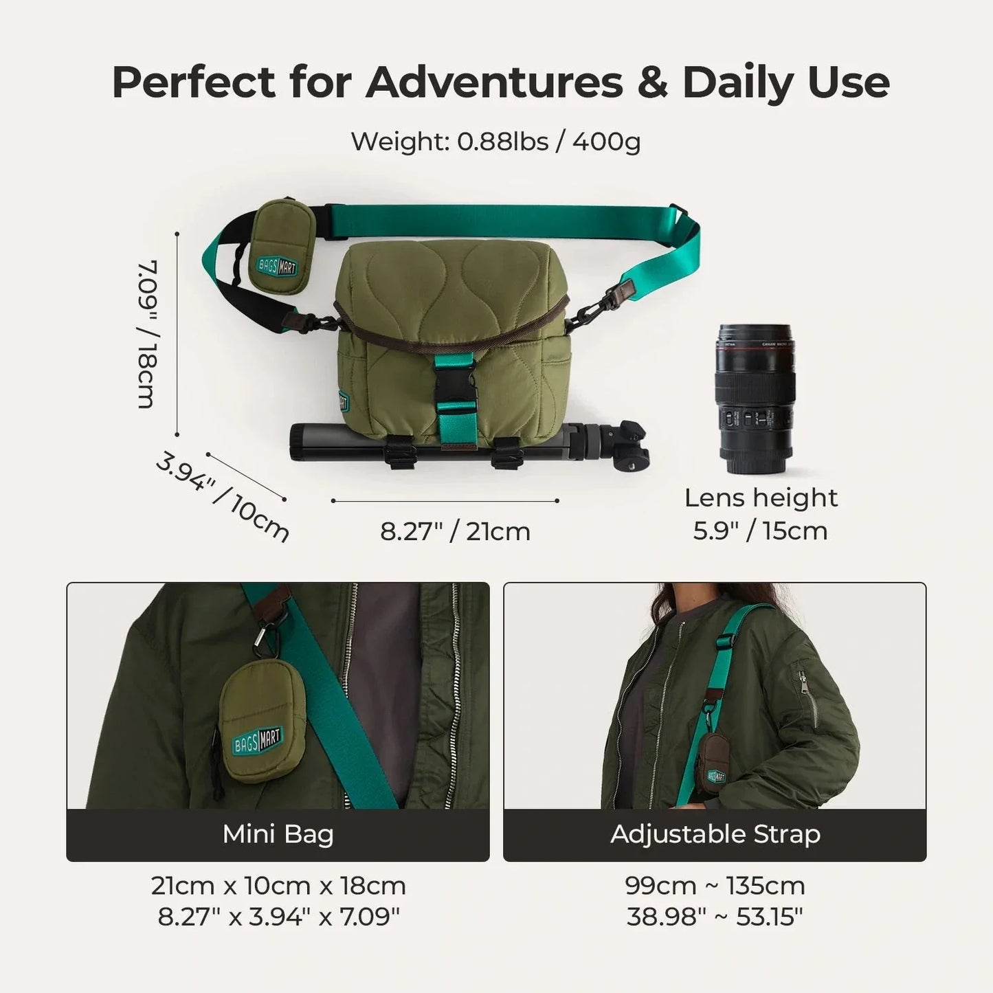Paz 4L Camera Sling