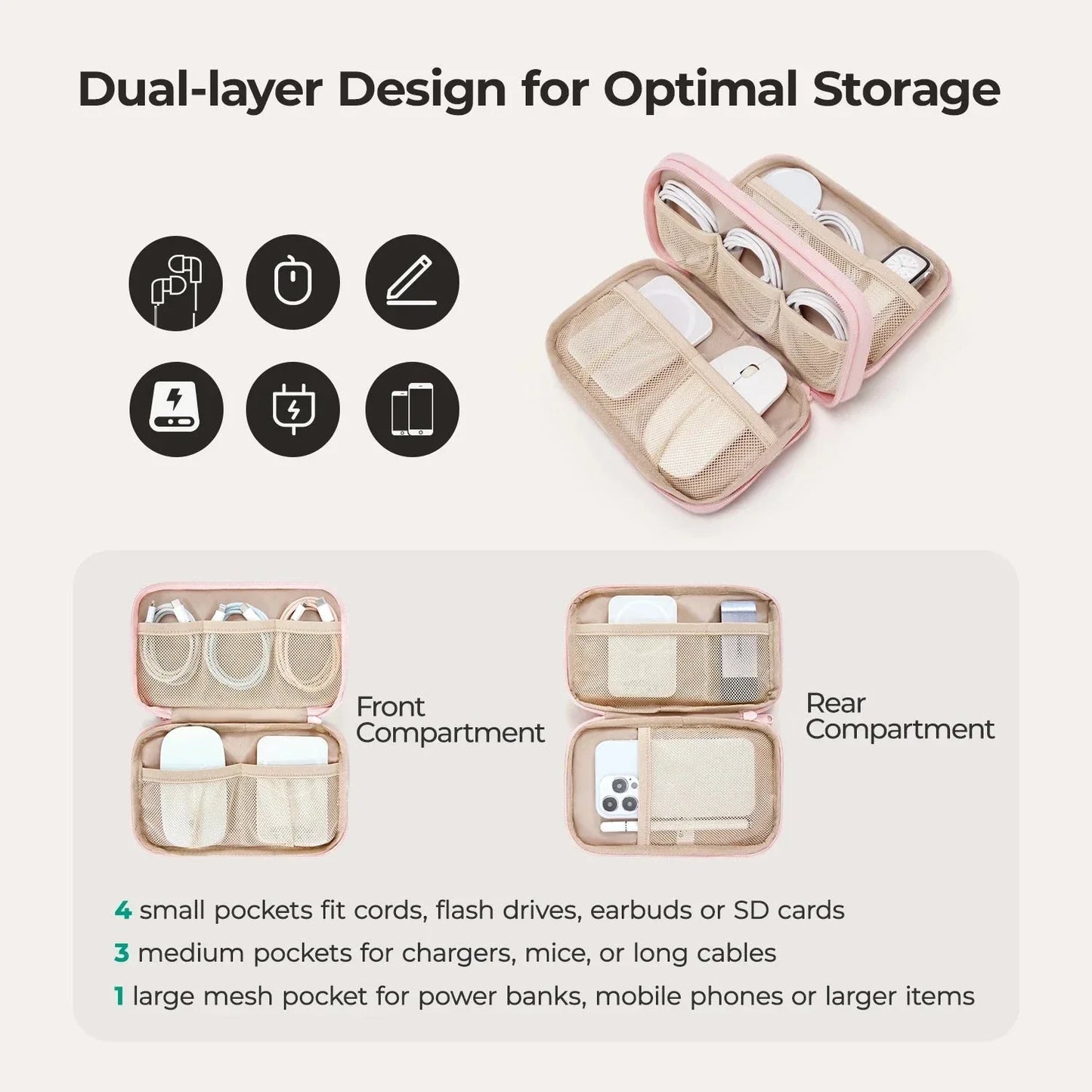 (FREE GIFT) Bubble Electronic Organizer