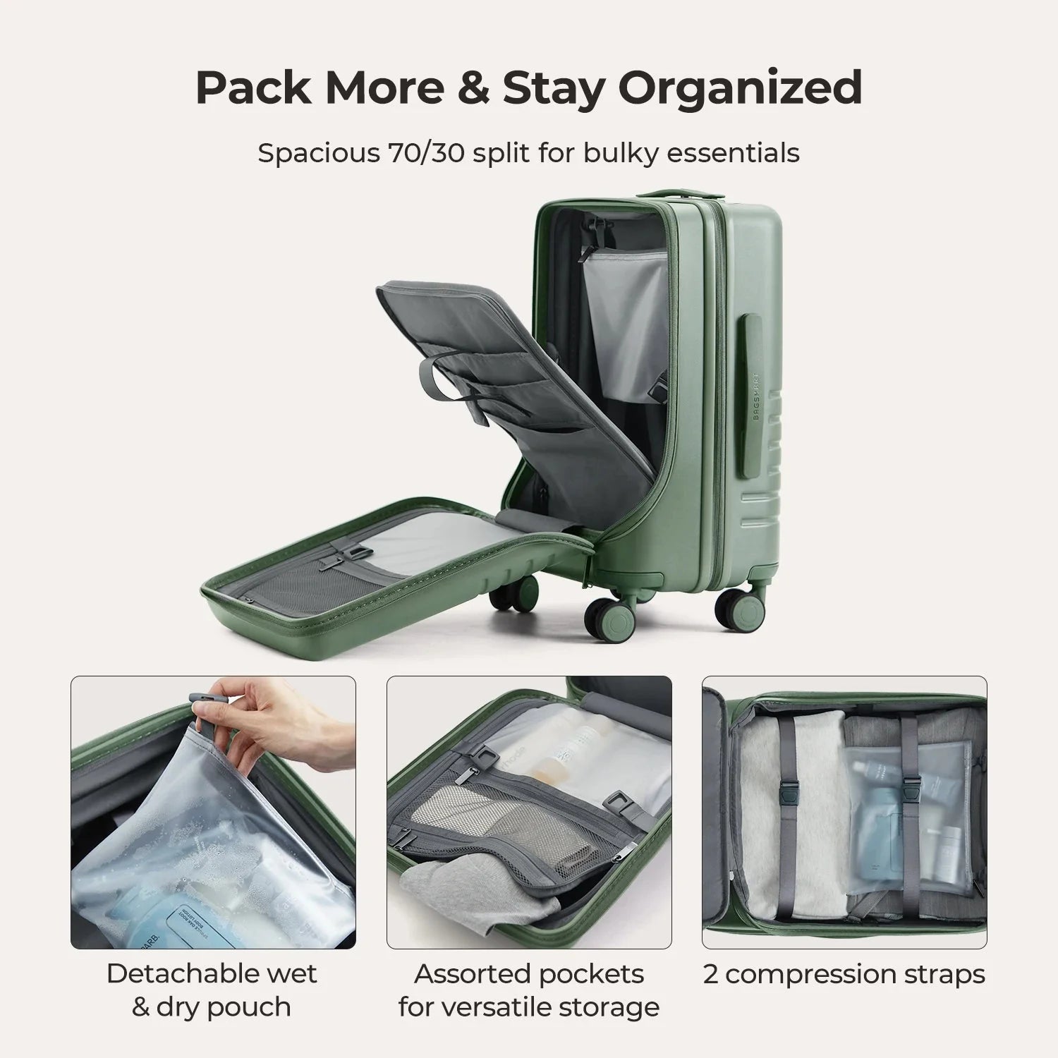 Getaway 20'' Carry-on: Front-Opening
