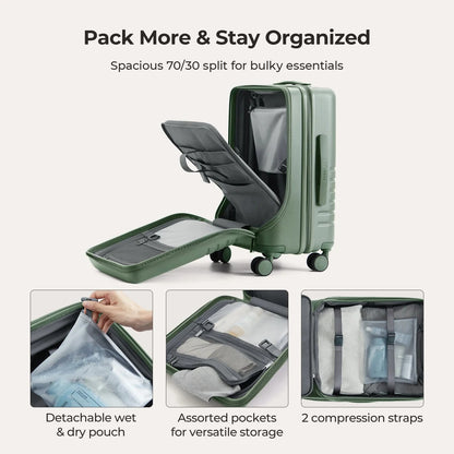 Getaway 20'' Carry-on: Front-Opening