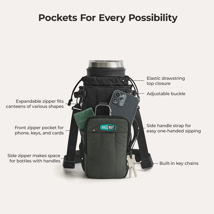 (FREE GIFT) Paz Water Bottle Sling